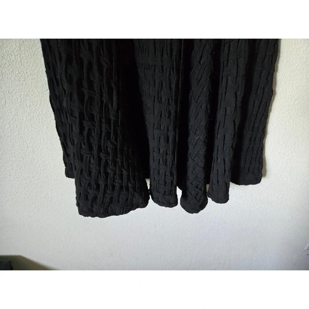 Rostfrei Anett Rostel Black Textured Dress Avant Garde Art To Wear Lagenlook